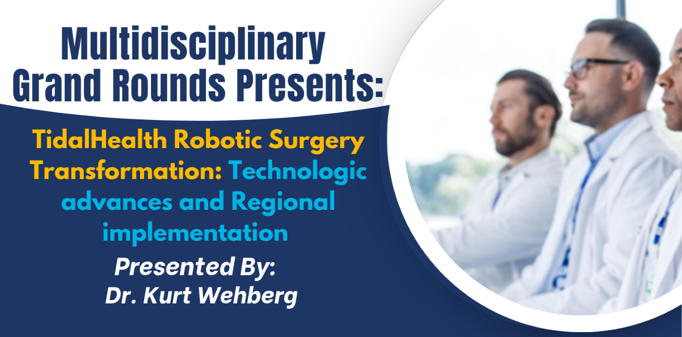 Robotic Surgery Transformation: Technologic Advances and Regional Implementation - 2026 Multidisciplinary Grand Rounds - 4/16/2026 Banner
